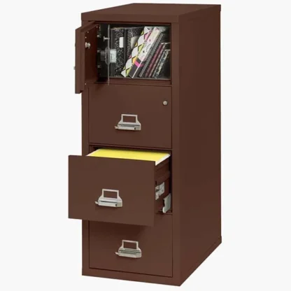 The FireKing 4-2131 CSF Safe in Color Brown with UL High-Security Key Lock