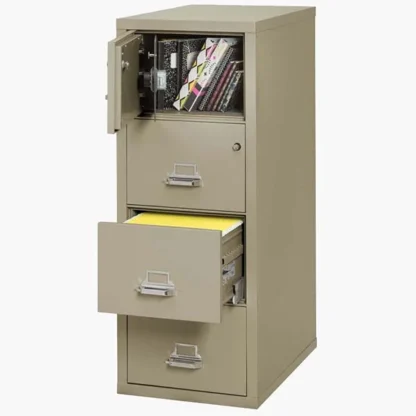 The FireKing 4-2131 CSF Safe in Color Pewter with UL High-Security Key Lock