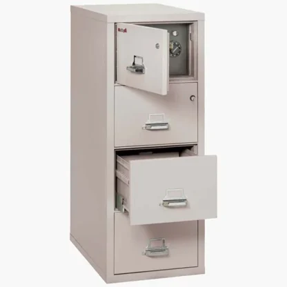 The FireKing 4-2131 CSF Safe in Color Platinum with UL High-Security Key Lock