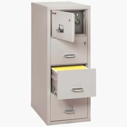 The FireKing 4-2131 CSF Safe in Color Platinum with UL High-Security Key Lock