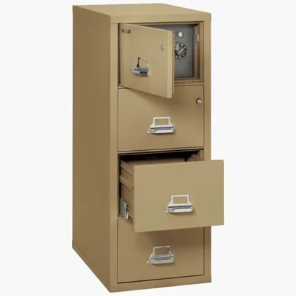 The FireKing 4-2131 CSF Safe in Color Sand with UL High-Security Key Lock