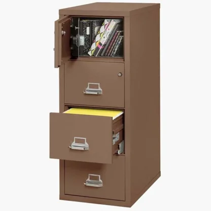 The FireKing 4-2131 CSF Safe in Color Tan with UL High-Security Key Lock