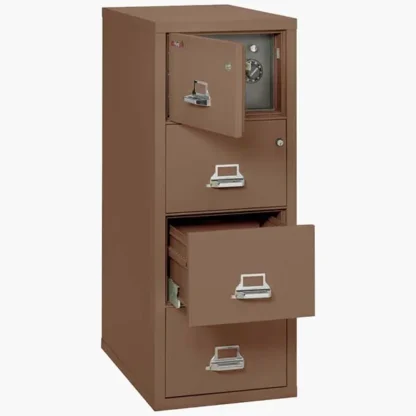 The FireKing 4-2131 CSF Safe in Color Tan with UL High-Security Key Lock