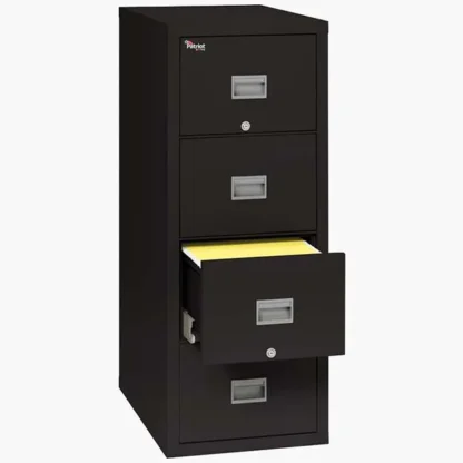 FireKing 2P2131-C 2-Drawer Legal-Sized Patriot Vertical File Cabinet in Black Color with UL High-Security Key Lock