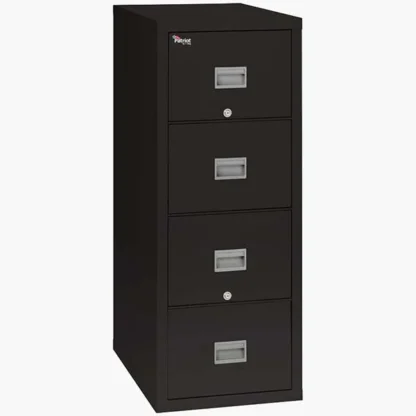 FireKing 2P2131-C 2-Drawer Legal-Sized Patriot Vertical File Cabinet in Black Color with UL High-Security Key Lock