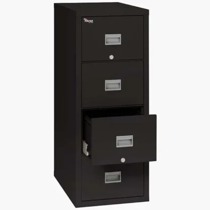 FireKing 2P2131-C 2-Drawer Legal-Sized Patriot Vertical File Cabinet in Black Color with UL High-Security Key Lock