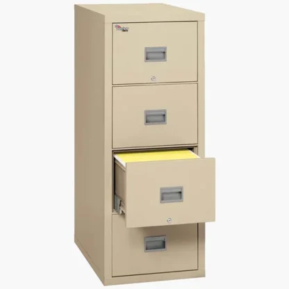 FireKing 2P2131-C 2-Drawer Legal-Sized Patriot Vertical File Cabinet in Parchment Color with UL High-Security Key Lock