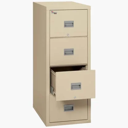 FireKing 2P2131-C 2-Drawer Legal-Sized Patriot Vertical File Cabinet in Parchment Color with UL High-Security Key Lock