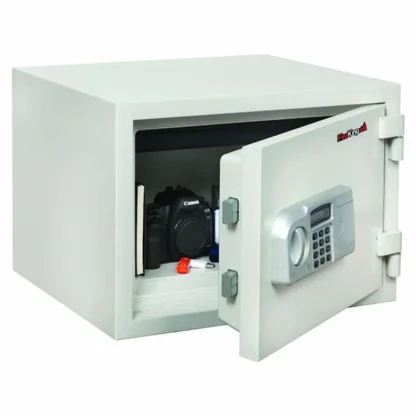 FireKing KF0915-1WHE Small and Compact One-Hour Fire Safe with Electronic Keypad Lock in Color White