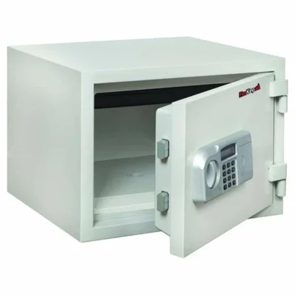 FireKing KF0915-1WHE Small and Compact One-Hour Fire Safe with Electronic Keypad Lock in Color White