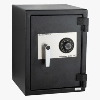 Hayman CV-20-C Cash Vault Burglar Safe with Dial Combination Lock and L-Handle