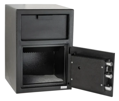 Hayman CV-F20K Front-Loading Depository Safe with Dual Key Locks and L-Handle