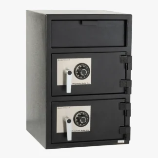 Hayman CV-F30W-2-CC Wide Body Double Door Safe with Dual Dial Combination Locks and L-Handle