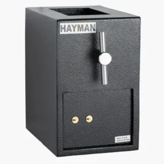 Hayman CV-H13-K Top-Loading Rotary Depository Safe with Dual Key Locks and Rotary Handle