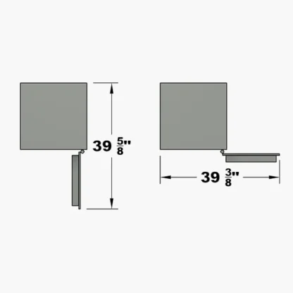 Hayman DV-1519 DynaVault Burglar Fire Safe Door Clearance