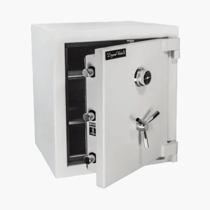 Hayman DV-2219 DynaVault Burglar and Fire Safe with Dial Combination Lock - 3-Spoke Handle & Shelves