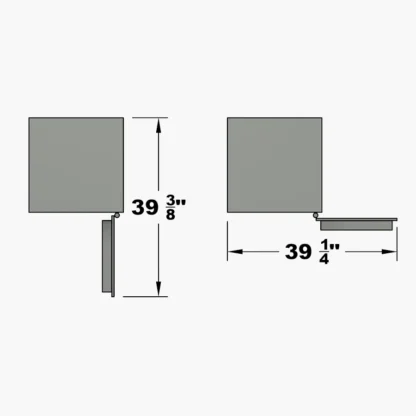 Hayman DV-2219 DynaVault Burglar and Fire Safe Door Clearance