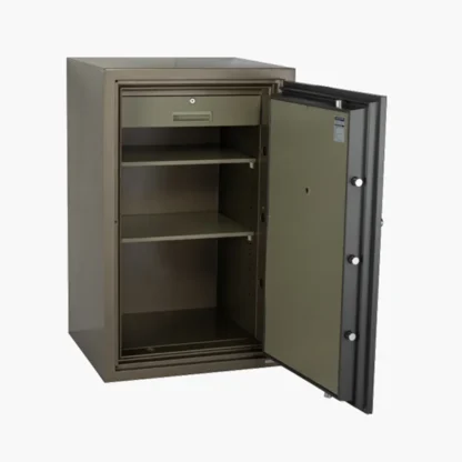 Hayman FV-2100E FlameVault Two-Hour Fire Safe with Electronic Lock and L-Handle - Shelves & Tray