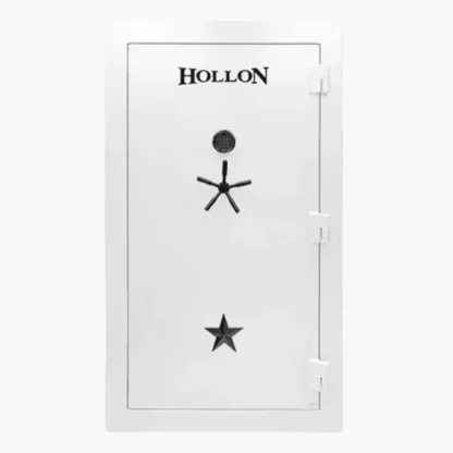 Hollon RG-42E Republic Gun Safe in White with Electronic Lock and 5-Spoke Handle