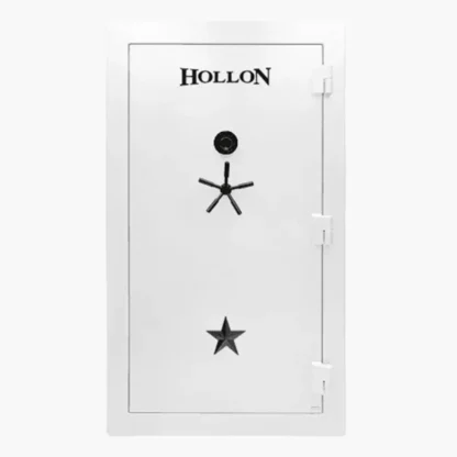 Hollon RG-42C Republic Gun Safe in White with Dial Combination and 5-Spoke Handle