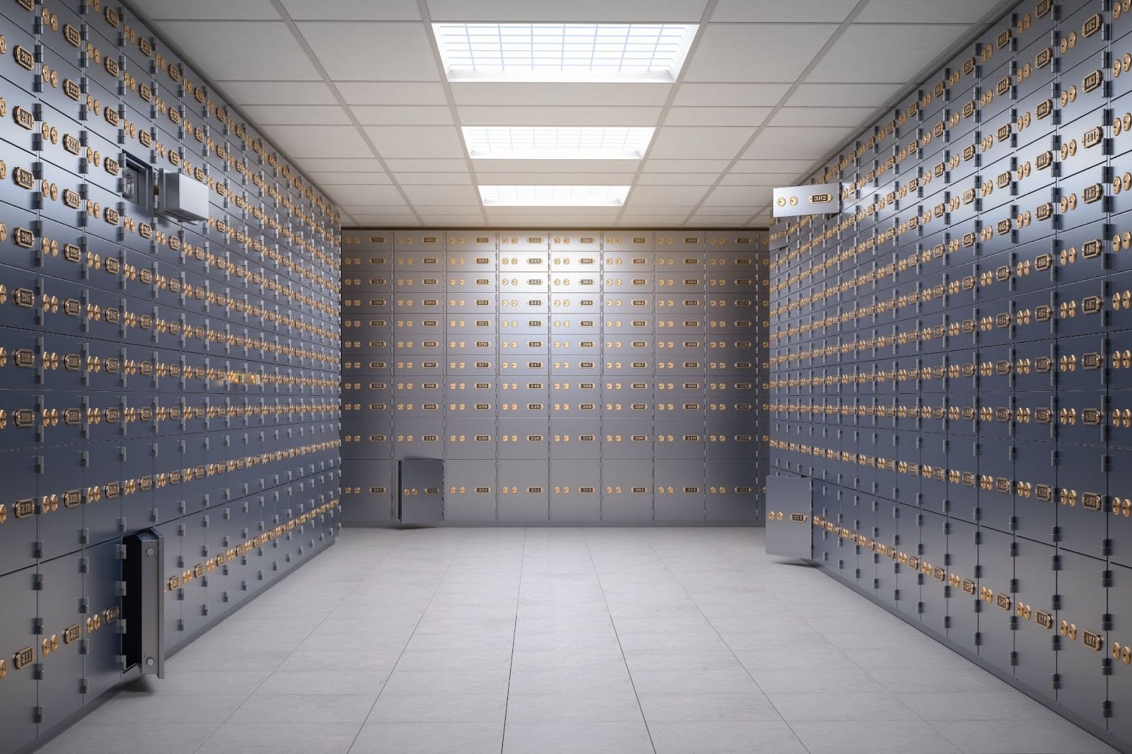 bank safety deposit box